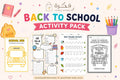 باقة العودة للمدارس | back to school pack activity